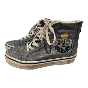 Vans New Harry Potter Shoes Sk8 Hi Zip Hogwarts Youth Child Size 1